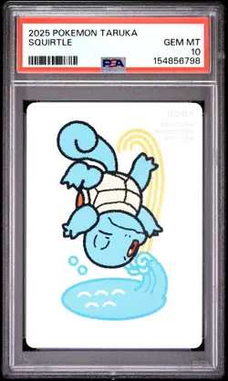 2025 POKEMON TARUKA SQUIRTLE PSA 10 - Image 1