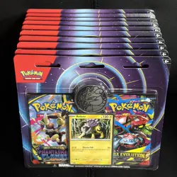 (10) Pokemon TCG Phantasmal Flames Mega Evolution 2 Pack Blisters Raikou Sealed - Image 1
