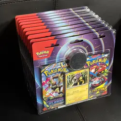 (10) Pokemon TCG Phantasmal Flames Mega Evolution 2 Pack Blisters Raikou Sealed - Image 2
