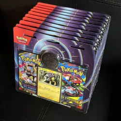 (10) Pokemon TCG Phantasmal Flames Mega Evolution 2 Pack Blisters Raikou Sealed - Image 3