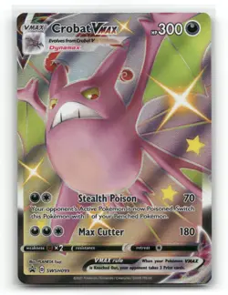 Crobat VMAX SWSH099 Holo Promo Sword & Shield Promo Pokemon Holo LP - Image 1