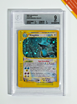 Pokemon BGS 9 Kingdra Holo Italiano Aquapolis #148 - Image 1