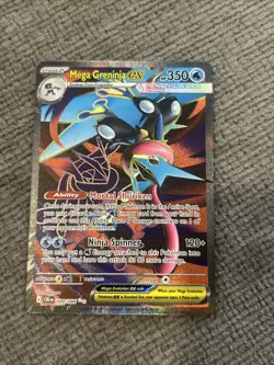Pokemon TCG 100/086 Mega Greninja EX Ultra Rare Holo Newly Pulled Chaos Rising - Image 2