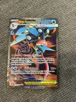 Pokemon TCG 100/086 Mega Greninja EX Ultra Rare Holo Newly Pulled Chaos Rising - Image 3