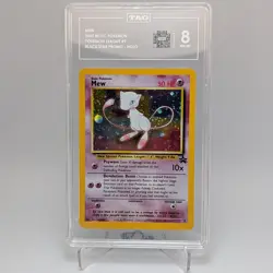 Mew Holo #9 WOTC Black Star Promo TAG 8 NM-MT Pokemon TCG Card WOTC 2000 SWIRL🌀 - Image 3