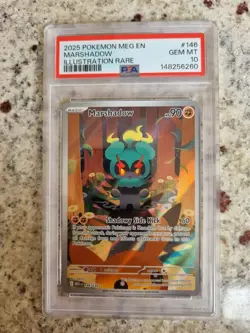 Pokemon TCG Marshadow Mega Evolution Illustration Rare 146/132 - PSA 10 - Image 2