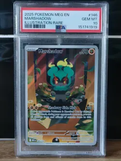 Pokemon TCG Marshadow Mega Evolution Illustration Rare 146/132 - PSA 10 - Image 1