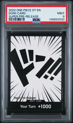 2022 ONE PIECE STARTER DECKS DON!! CARD SUPER PRE-RELEASE PSA 9 MINT - Image 1