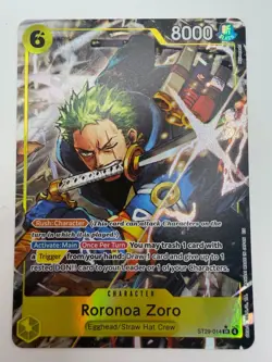 One Piece Card Game Roronoa Zoro ST29-014 SR Starter Deck Foil English Egghead - Image 1