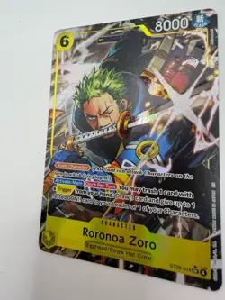 One Piece Card Game Roronoa Zoro ST29-014 SR Starter Deck Foil English Egghead - Image 2