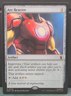 Arc Reactor 243 Marvel Super Heroes Card Game MTG Near Mint TCG Rare Artifact - Image 1