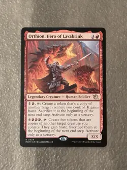 MTG ** Orthion, Hero of Lavabrink ** March of the Machine - Image 1