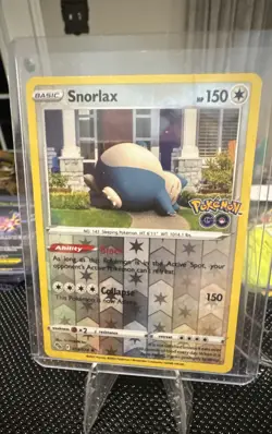 Snorlax 055/078 Pokemon GO Reverse Holo - Image 1