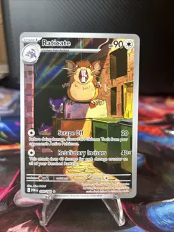 Pokemon TCG Raticate 99/88 Illustration Rare Perfect Order - Image 1