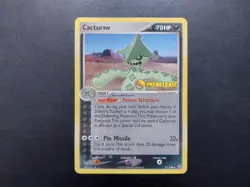 Pokemon - Cacturne Prerelease 27/108 Rare Ex Power Keepers - Image 1