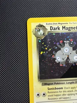 Pokemon Dark Magneton (11) Unlimited Holo Rare Team Rocket 11/82 LP VINTAGE - Image 4