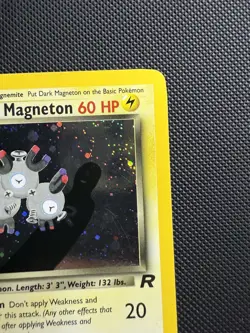 Pokemon Dark Magneton (11) Unlimited Holo Rare Team Rocket 11/82 LP VINTAGE - Image 5