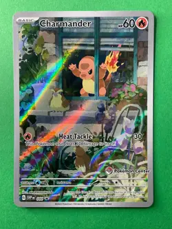 Pokemon Center Charmander 044 Obsidian Flames Stamped Promo TCG - Image 1