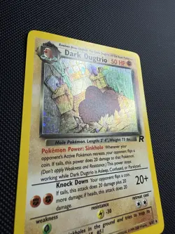 Pokemon Dark Dugtrio 6/82 Holo Rare WOTC Team Rocket Unlimited - LP+ - Image 3