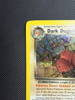 Pokemon Dark Dugtrio 6/82 Holo Rare WOTC Team Rocket Unlimited - LP+ - Image 4