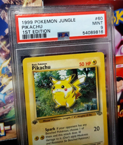 1999 Pokemon Jungle Pikachu 1ST Edition #60 PSA 9 Mint - Image 2