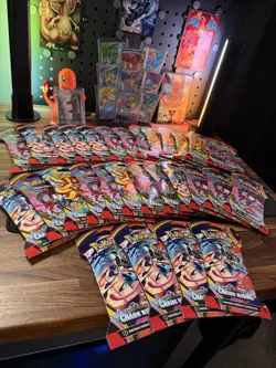 Pokemon TCG Mega Evolution Chaos Rising 29 Sleeved Booster Packs Sealed Lot - Image 2