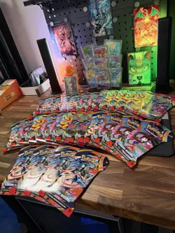 Pokemon TCG Mega Evolution Chaos Rising 29 Sleeved Booster Packs Sealed Lot - Image 3