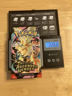 VERY HEAVY! 22.66g Pokemon TCG Ascended Heroes Booster Pack (SEALED) PikachuU - Image 1