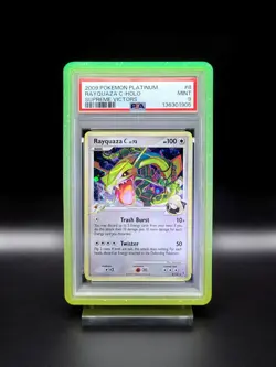 2009 POKEMON PLATINUM SUPREME VICTORS #8 RAYQUAZA C-HOLO PSA 9 - Image 1