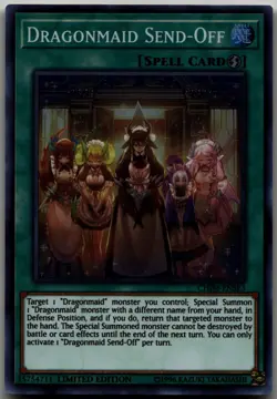 Dragonmaid Send-Off Super Rare Chaos Impact CHIM-ENSE3 LP - Image 1
