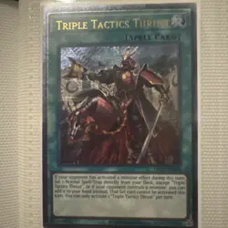Triple Tactics Thrust Ultimate Rare OP22 EN003 Yu-Gi-Oh NM - Image 1