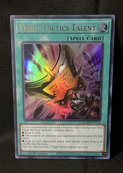🎯 Triple Tactics Talent BLMM-EN170 – Ultra Rare – Yu-Gi-Oh! 🎯 - Image 1