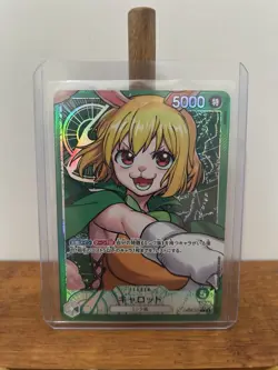 Carrot OP08-021 Parallel Leader Two Legends ONE PIECE Card Japanese Alt Art - Image 1