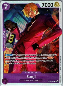 Sanji OP09-065 SR Premium Booster -The Best- Vol. 2 - One Piece Card - NM - Image 1