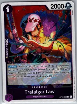 Trafalgar Law OP09-069 English Emperors in the New World - One Piece Card - NM - Image 1