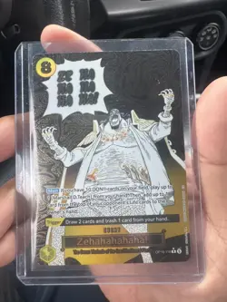 ZEHAHAHAHA! ALT ART MANGA EVENT OP16-116 One Piece The Time of Battle English NM - Image 1