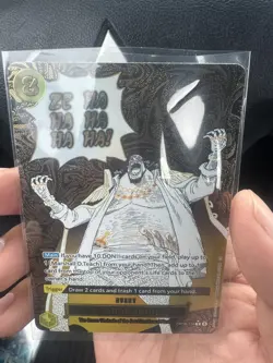 ZEHAHAHAHA! ALT ART MANGA EVENT OP16-116 One Piece The Time of Battle English NM - Image 5