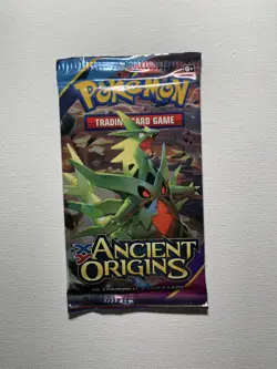 2015 Pokemon Ancient Origins Factory Sealed Booster Pack Tyranitar UNWEIGHED - Image 1