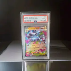 2025 POKEMON PFL EN-PHANTASMAL FLAMES #013 MEGA CHARIZARD X EX PSA 8 - Image 1