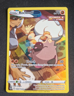 Pokemon TCG Rockruff Swsh12: Silver Tempest Trainer Gallery Tg07/Tg30 NM - Image 1