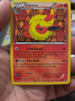Pokemon Flareon BW88 Black & White Promo Holo Card Stage 190 HP English TCG - Image 1