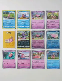 Slowpoke Slowbro Slowking Pokemon Card Bundle Reverse Holos + Pokemon Centre Lot - Image 1