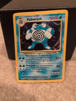 Poliwrath - 13/102 - Pokemon Base Set Unlimited Holo Rare Card WOTC NM - Image 1
