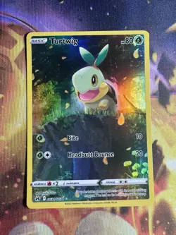 Pokemon TCG Turtwig Crown Zenith: Galarian Gallery Holo Holo Rare Card GG31/GG70 - Image 1
