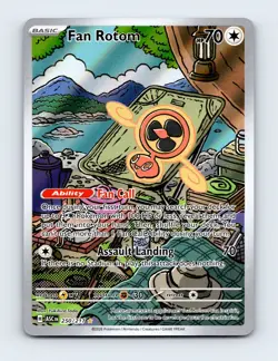 NM Fan Rotom 250/217 ME: Ascended Heroes Illustration Rare Pokemon Card - Image 1