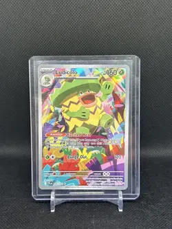 NM Ludicolo 095/094 ME02: Phantasmal Flames Illustration Rare Pokemon Card - Image 3