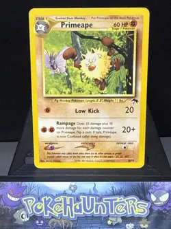 Pokemon Card Primeape 18/18 Southern Islands Non Holo WOTC Light Play - Image 1
