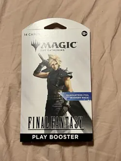 Magic the Gathering Sleeved Play Booster Pack Final Fantasy Edition - Image 1