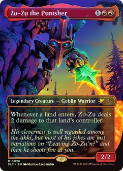 MTG FOIL Zo-Zu the Punisher (Secret Lair Countdown) Borderless - Secret Lair - Image 1