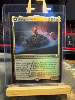 Foil Aang at the Crossroads TLA 0203 Rare Mtg Magic The Gathering Avatar - Image 1